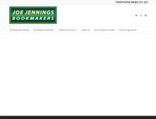Tablet Screenshot of joejennings.co.uk